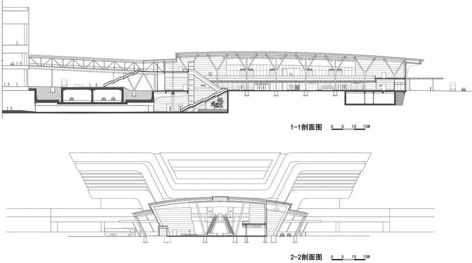 daqing west integrated highway passenger station by had architects studio a05