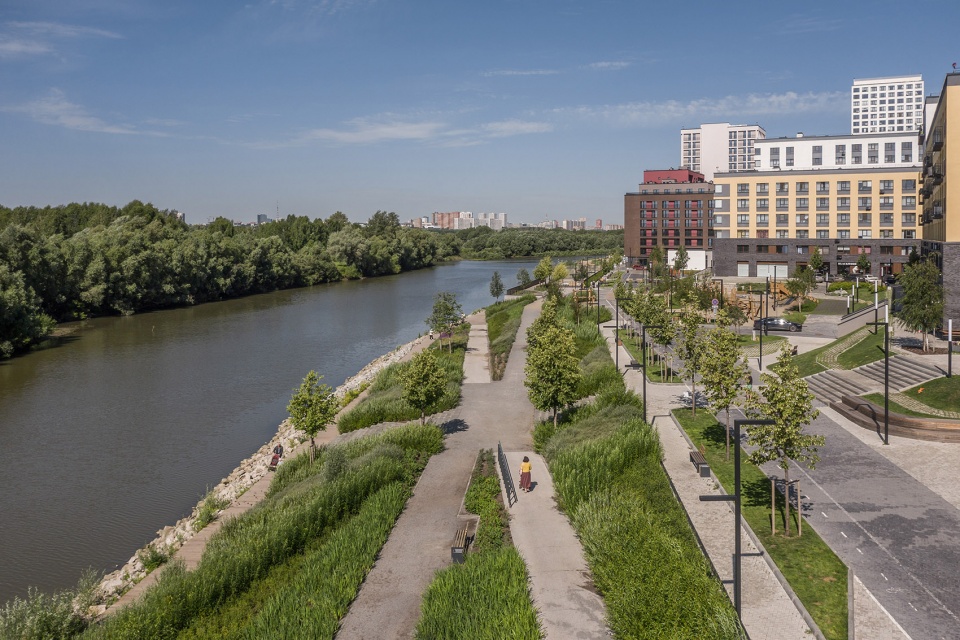 riverfront park in novosibirsk by аfа landmark architects sp architektura krajobrazu
