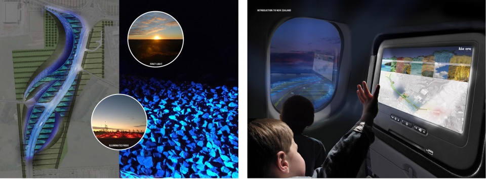 2021 asla general design award of honor auckland international airport surfacedesign inc