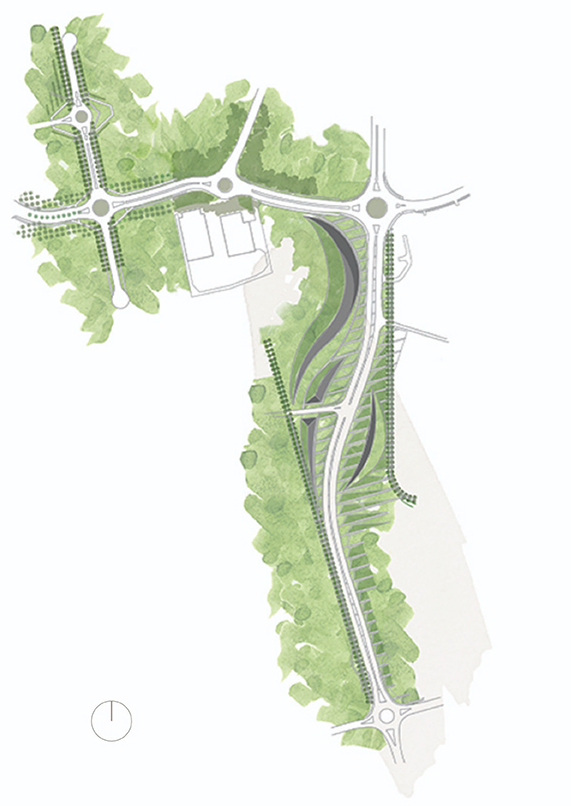 2021 asla general design award of honor auckland international airport surfacedesign inc