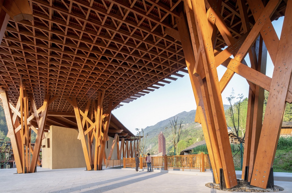 chinese tujia pan museum complex by li baofengs studio of hust