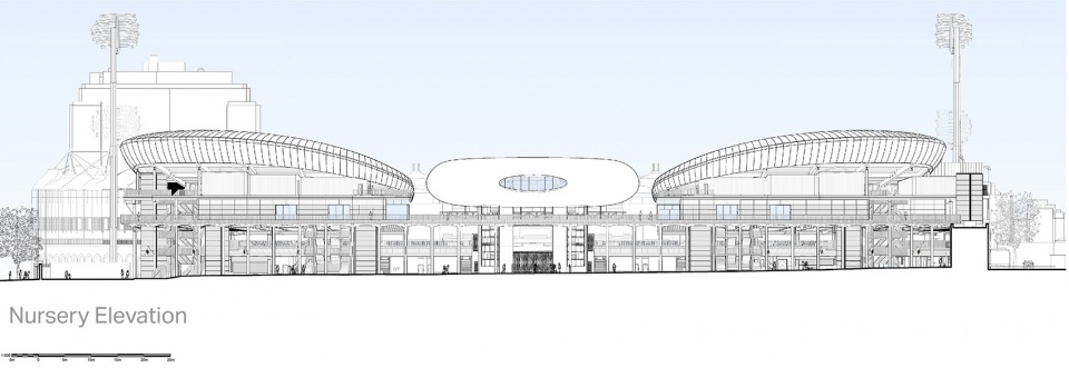 Compton Edrich Stands Lord s Cricket Ground London by Wilkinson Eyre Architects