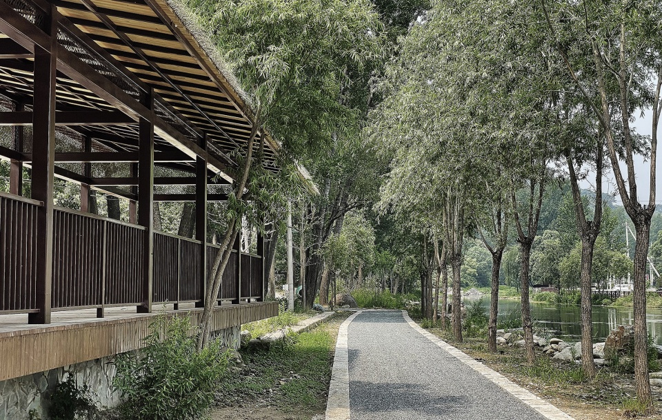 upgrading design of chestnut blossom valley scenic road in bohai town of huairou