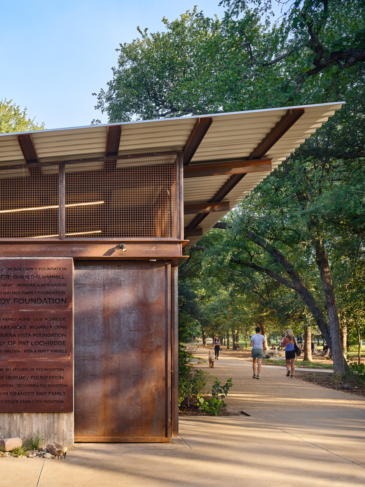 Kingsbury Commons at Pease Park by Ten Eyck Landscape Architects
