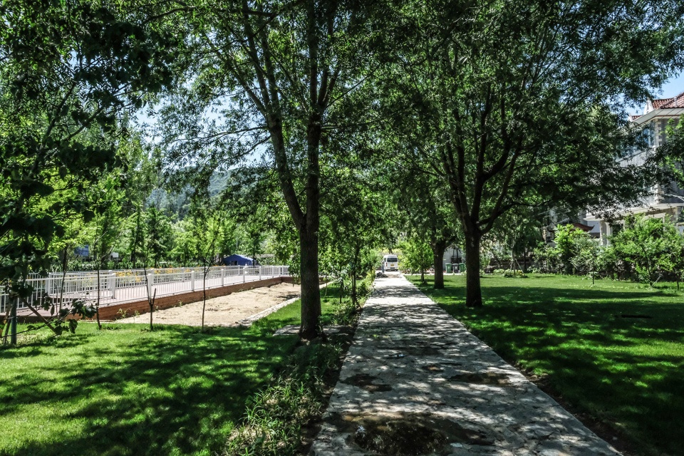 upgrading design of chestnut blossom valley scenic road in bohai town of huairou