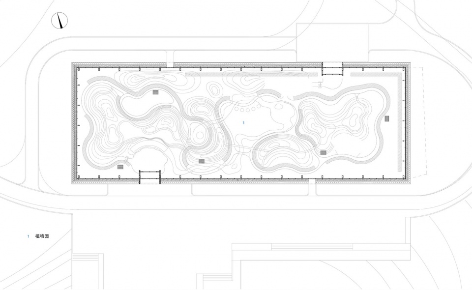 greenhouse of nantong botanical garden by gen architects