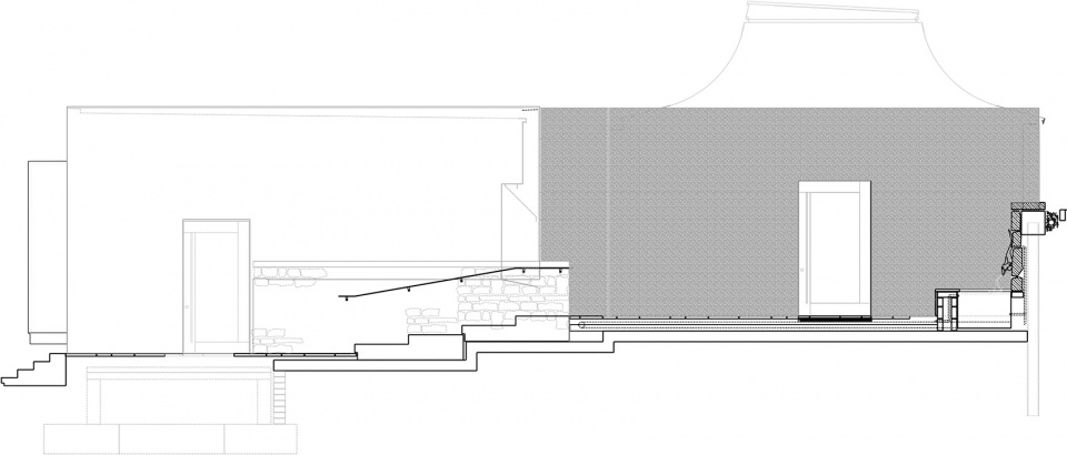 yoga studio hadspen house by invisible studio
