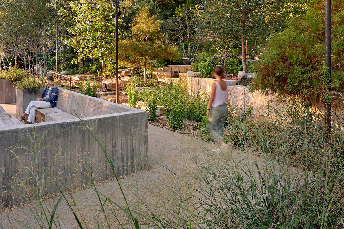 Kingsbury Commons at Pease Park by Ten Eyck Landscape Architects