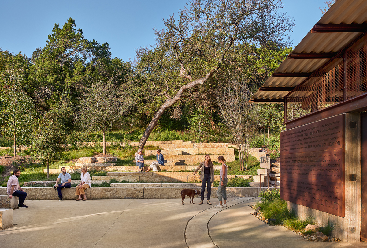 Kingsbury Commons at Pease Park by Ten Eyck Landscape Architects
