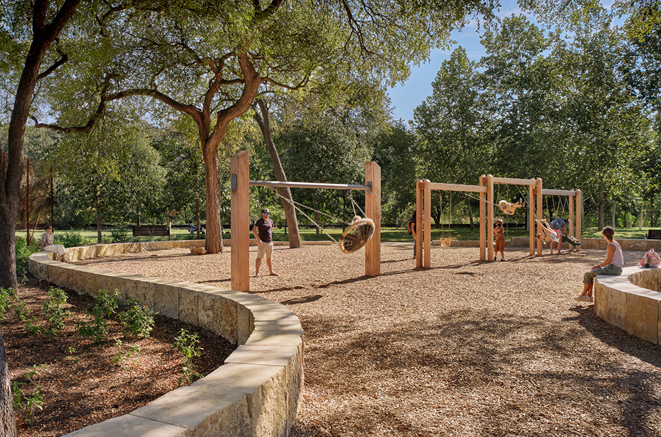 Kingsbury Commons at Pease Park by Ten Eyck Landscape Architects
