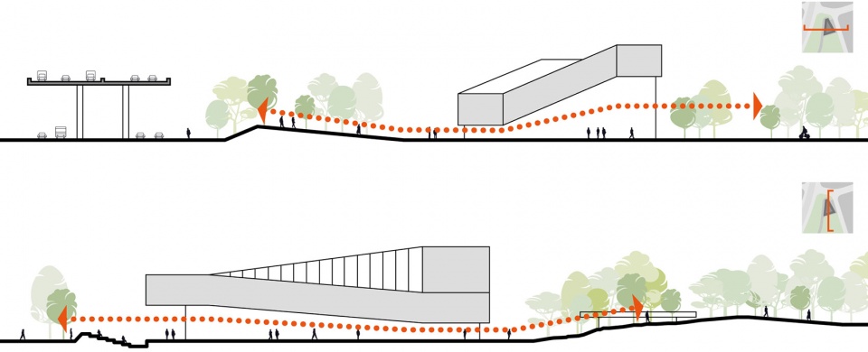 green valley art center by scenic architecture office