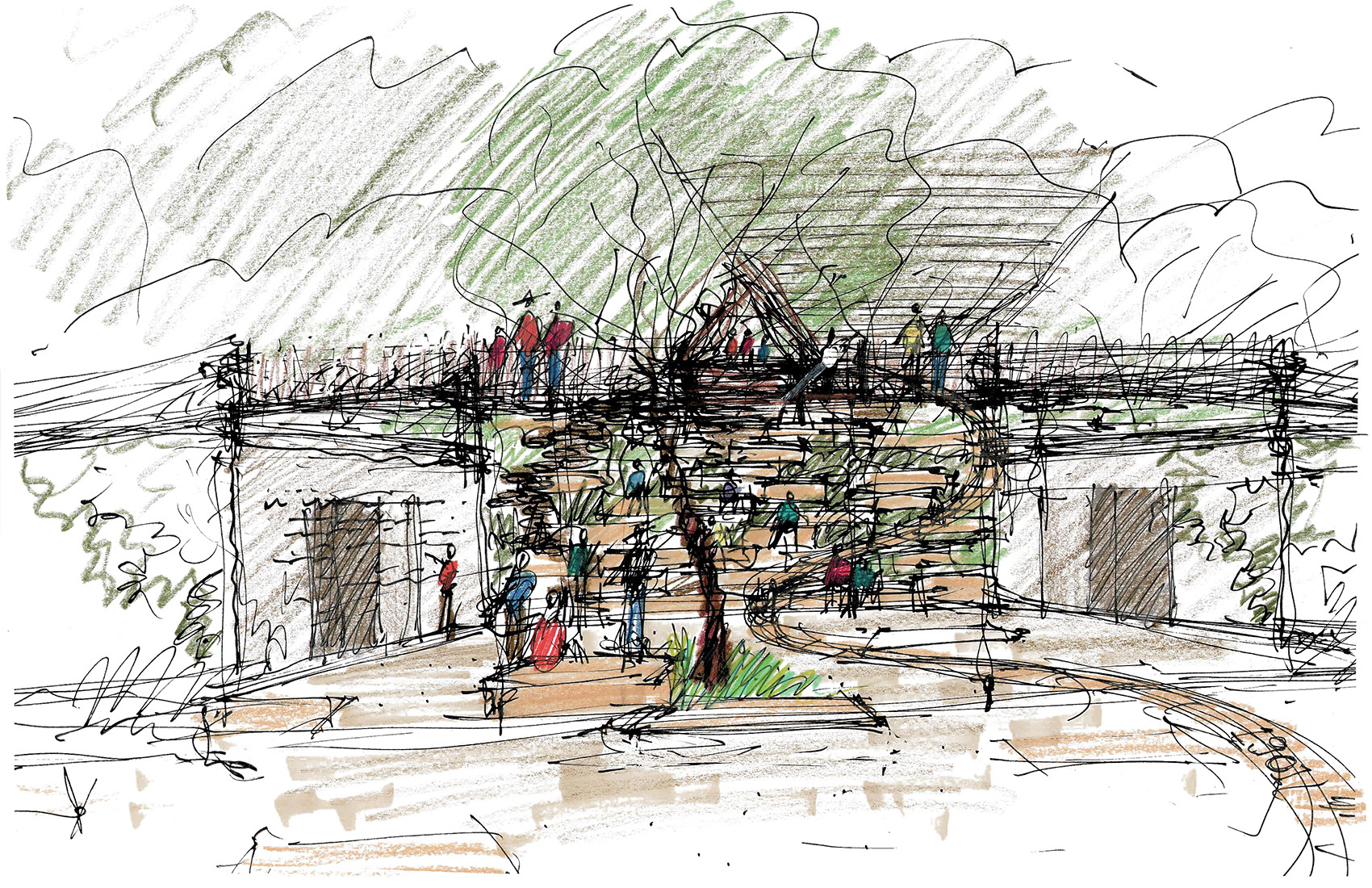 kingsbury commons at pease park by clayton korte
