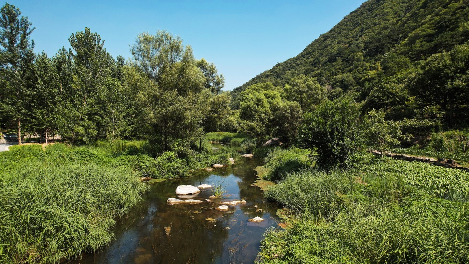 upgrading design of chestnut blossom valley scenic road in bohai town of huairou