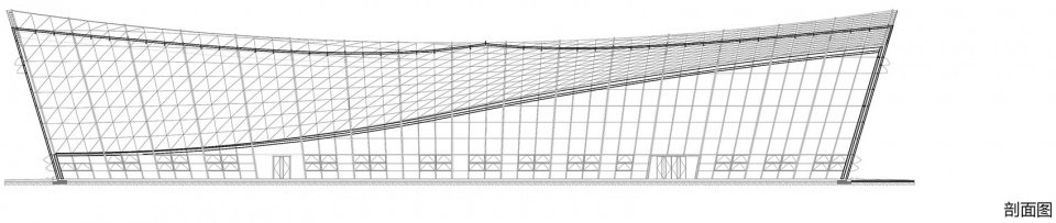 greenhouse of nantong botanical garden by gen architects