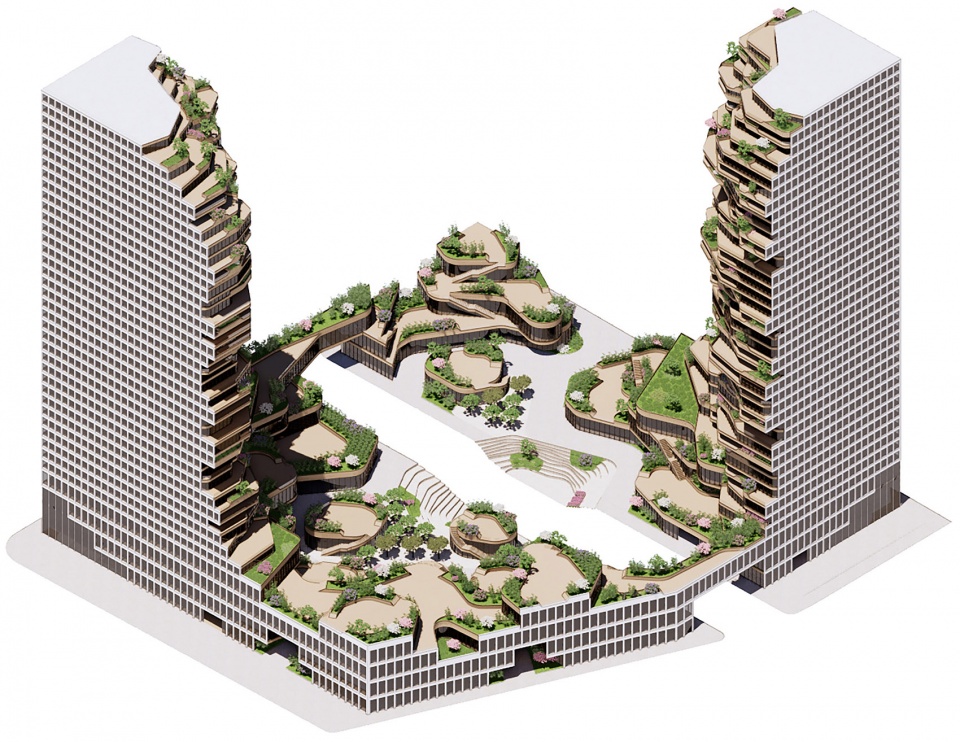 Oasis Towers Nanjing MVRDV