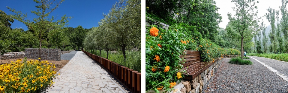 upgrading design of chestnut blossom valley scenic road in bohai town of huairou