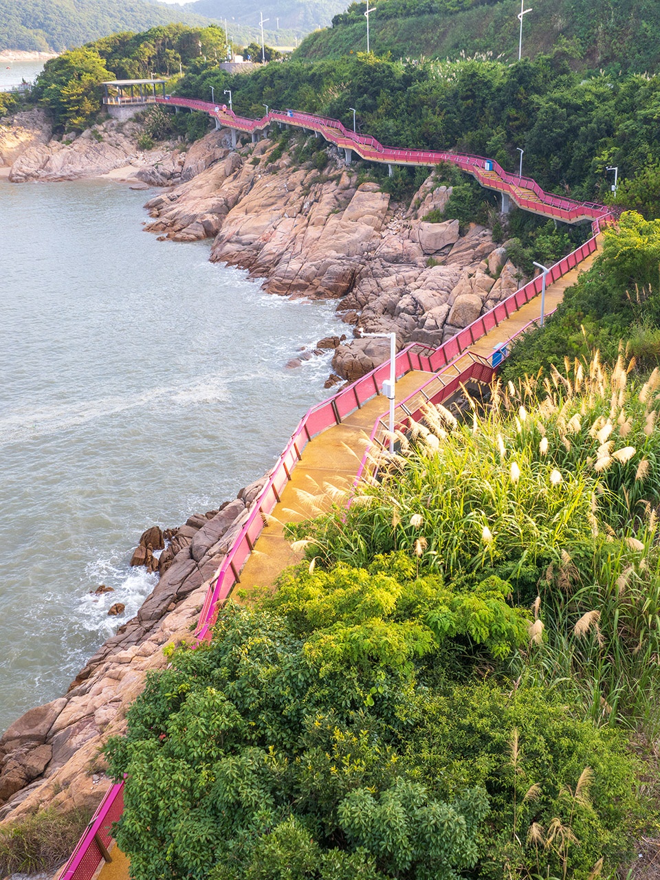 ningbo songlan mountain coastal plank road china by turenscape