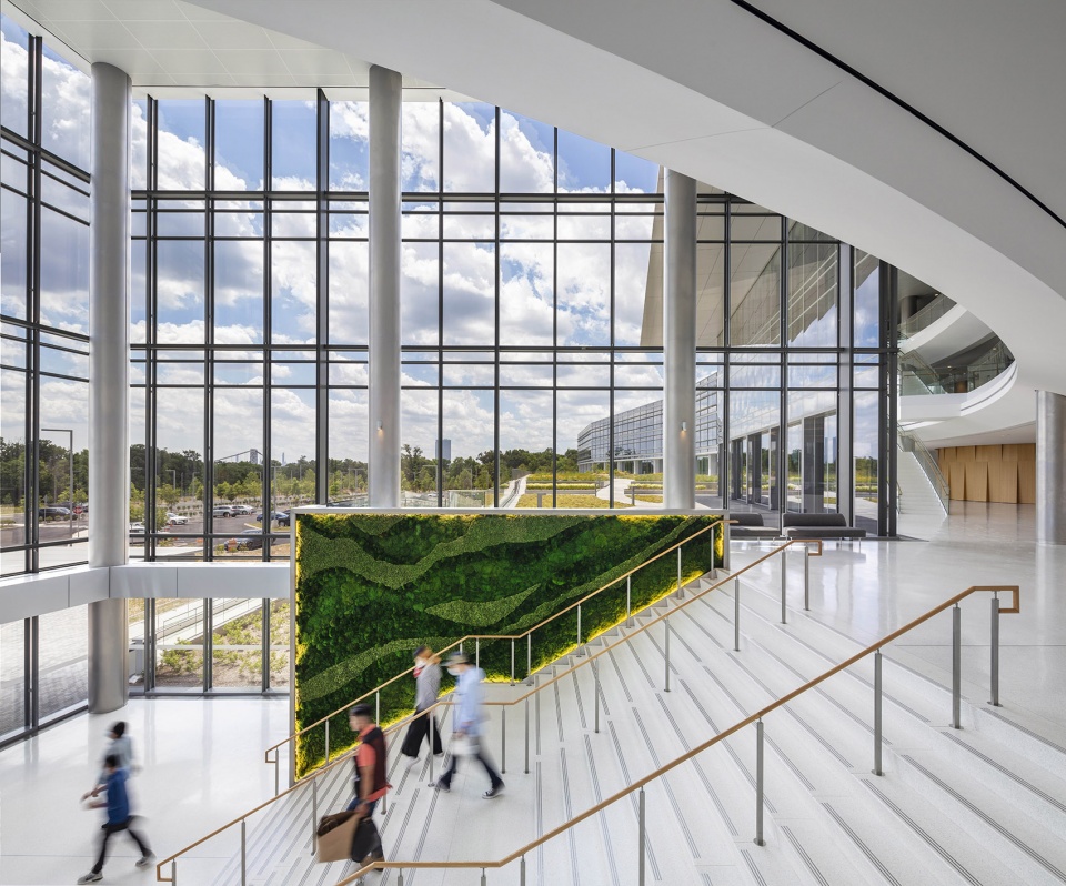 lg north american headquarters new jersey by hok