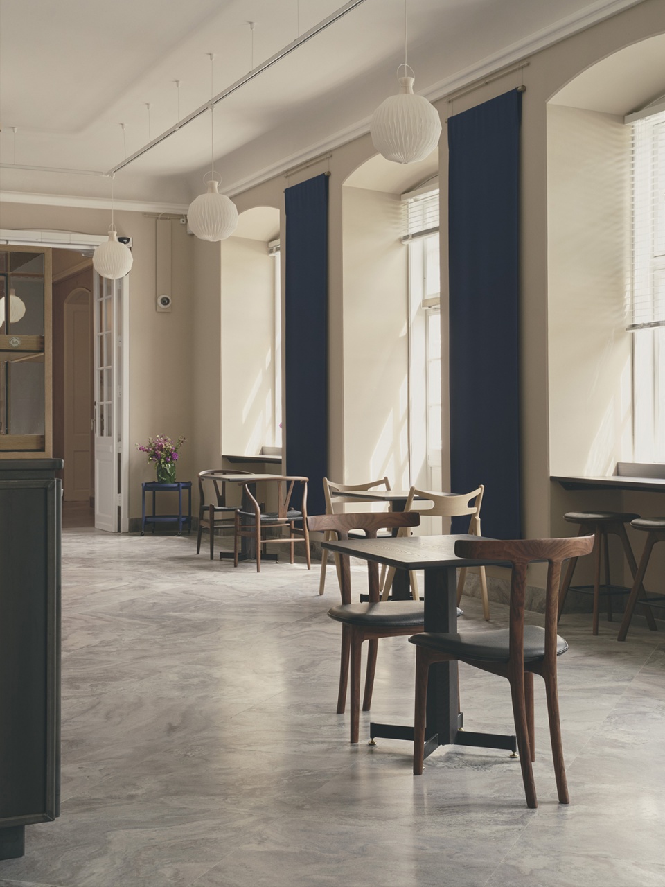 cafe and shop for designmuseum denmark by oeo studio