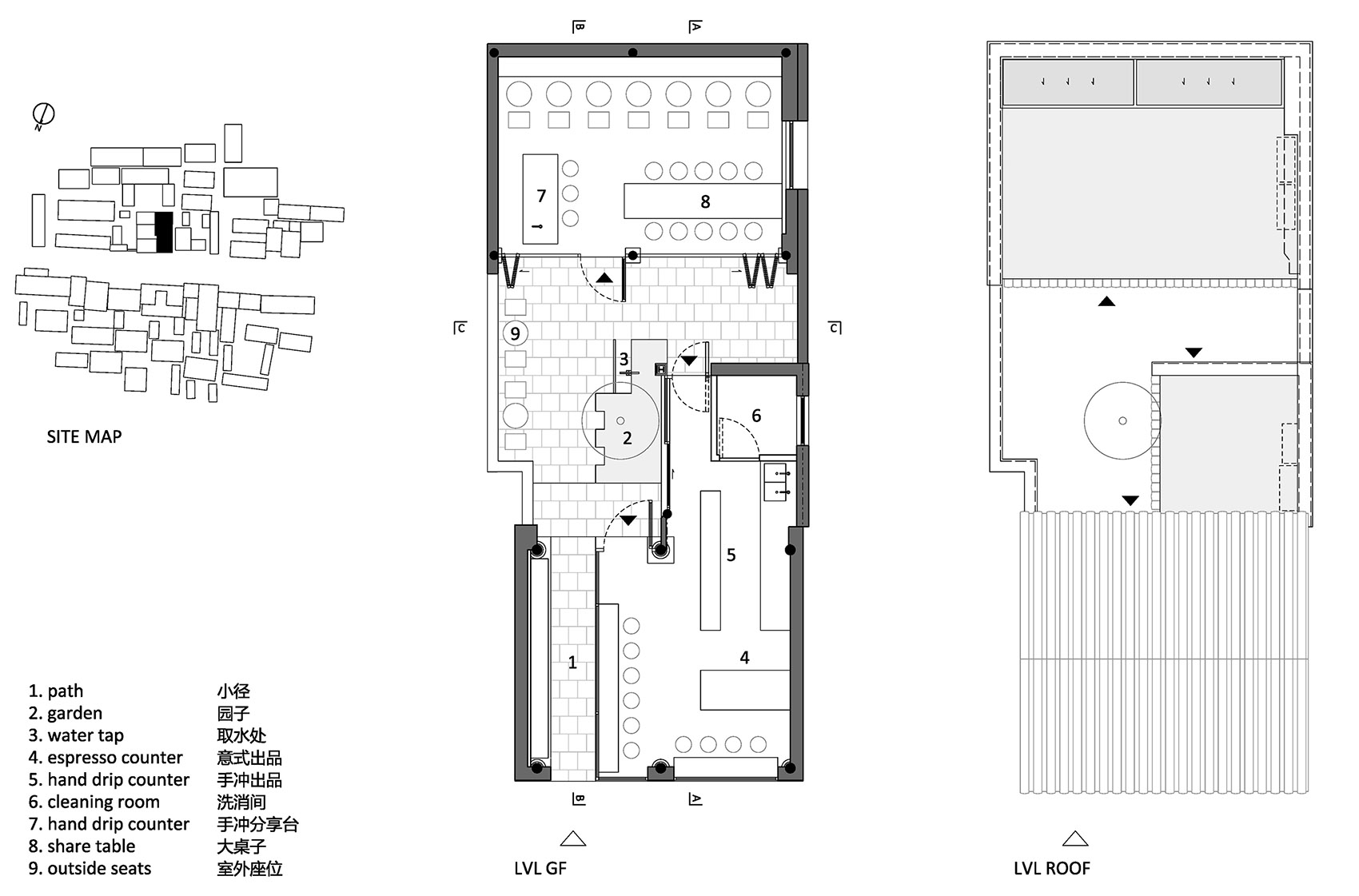voyage coffee st yangmeizhu china by atelier suasua