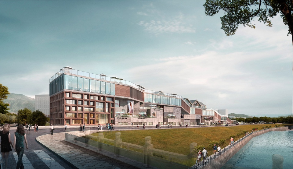 The Qin River Commercial Belt Zone of QinShui KUAN architects BJUCD group