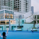 学习层台：深圳福强小学 / 众建筑