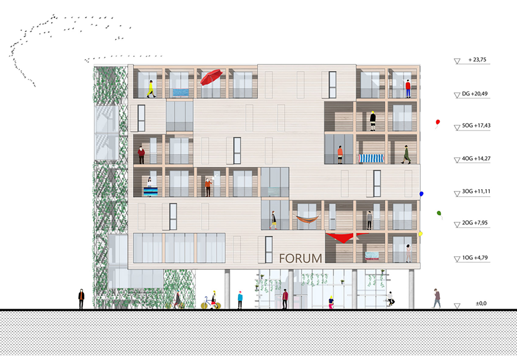 forum am seebogen seestadt aspern vienna by herisalli