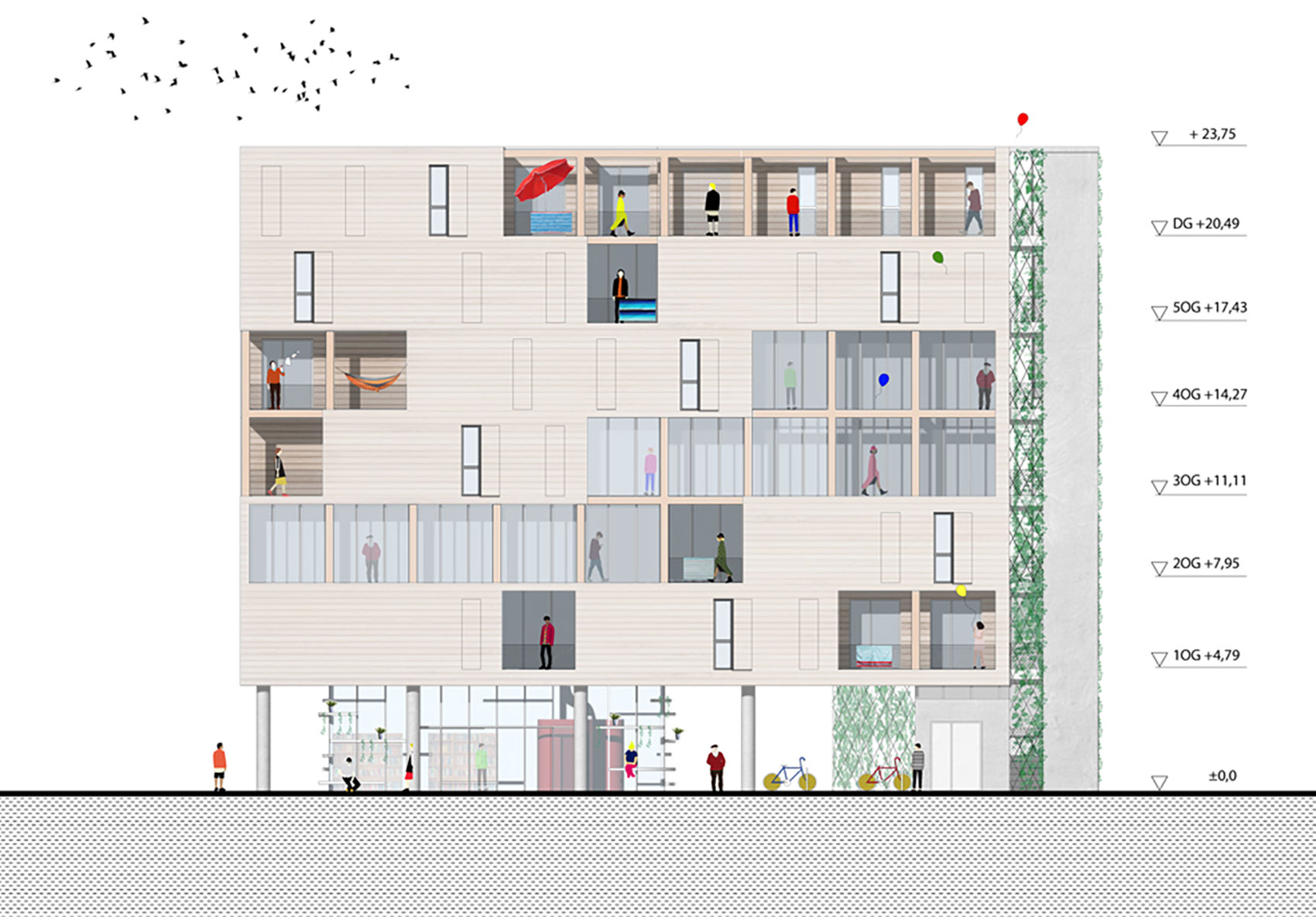 forum am seebogen seestadt aspern vienna by herisalli