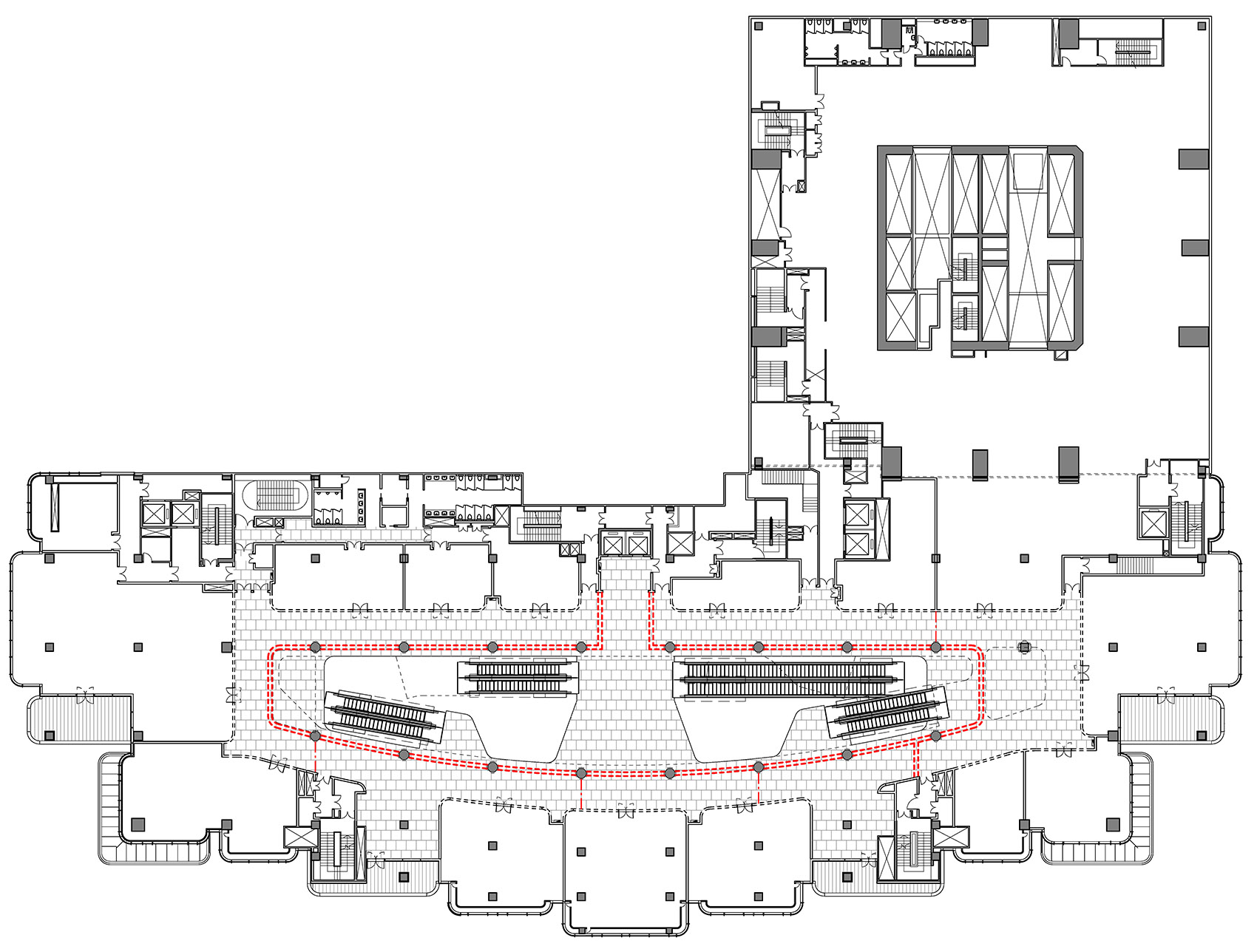 三层平面 level 3 plan