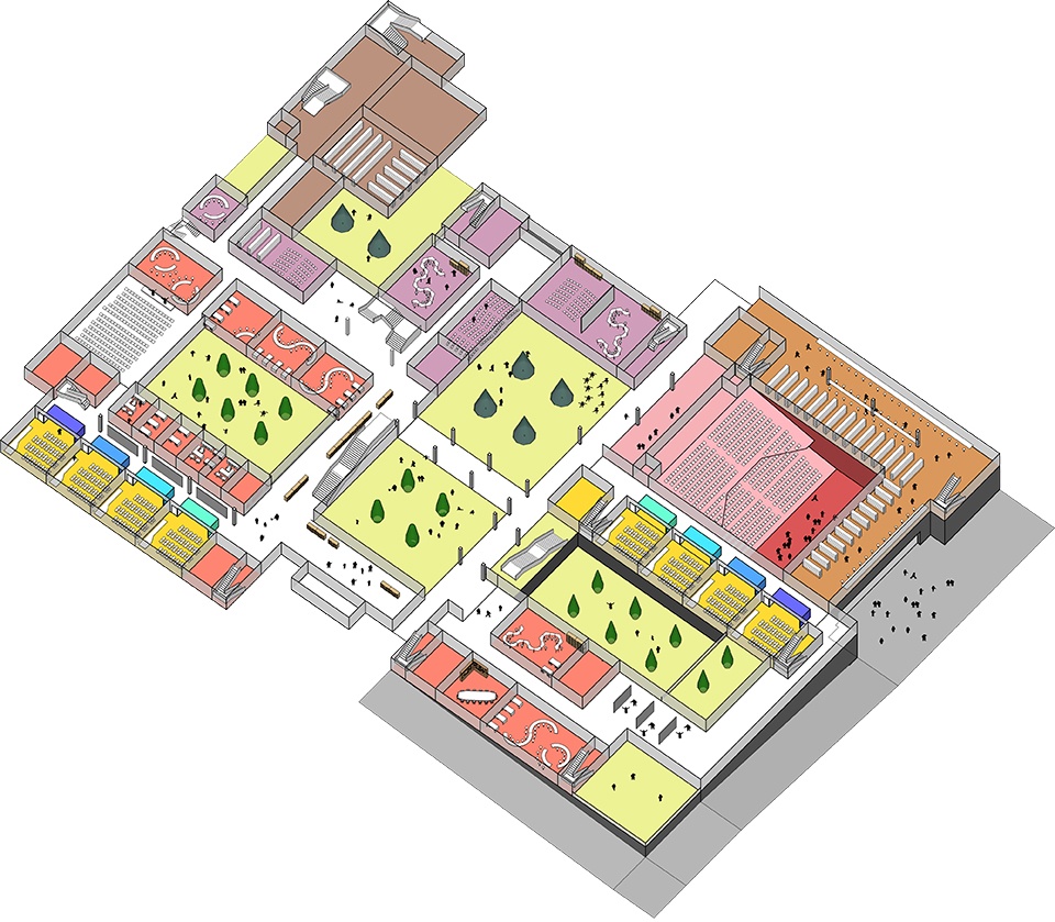 wanghaiyuan school china by architectural design institute of tsinghua university