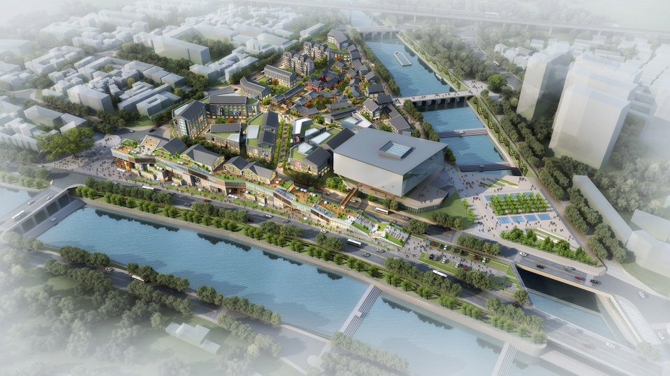 The Qin River Commercial Belt Zone of QinShui KUAN architects BJUCD group