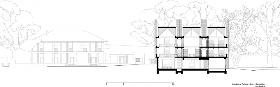 New Library Magdalene College Niall McLaughlin Architects