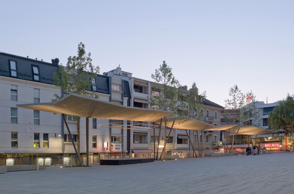 The New Cover of Renens’s Market Square LOCALARCHITECTURE