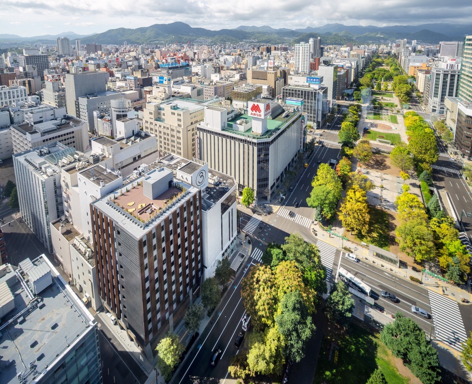 The Royal Park Canvas Sapporo Odori Park by Mitsubishi Jisho Design Inc