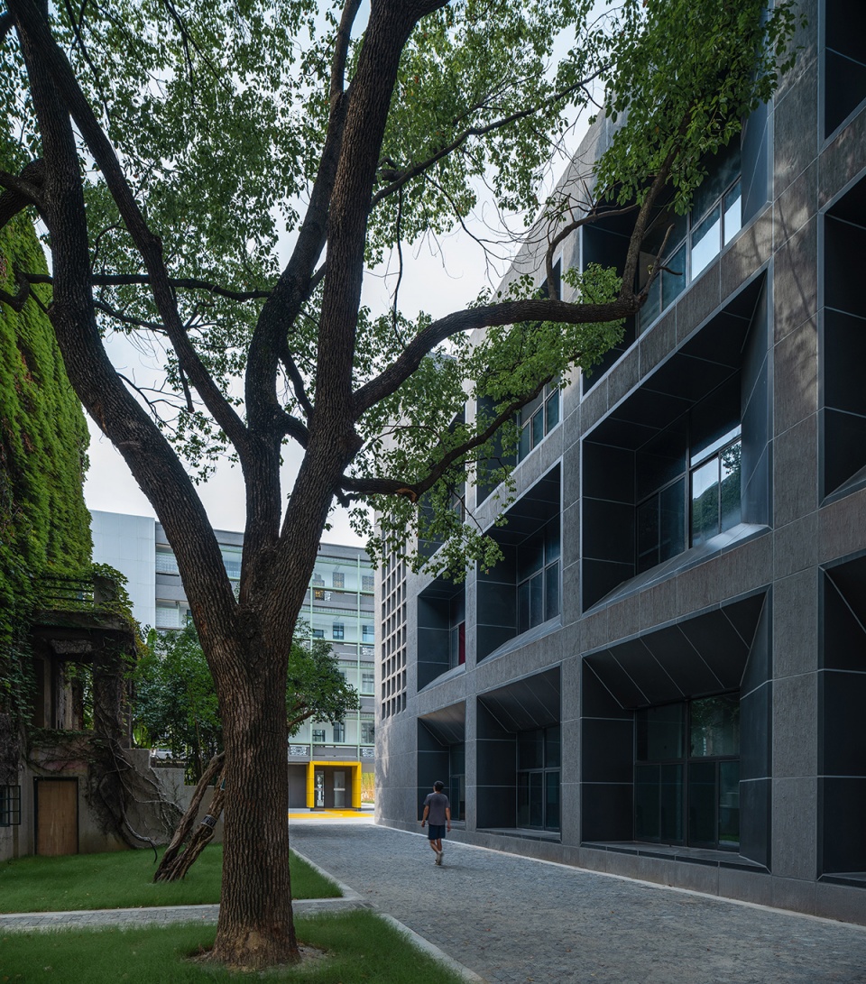 golden lion campus lane creative arts and culture park by omer studio