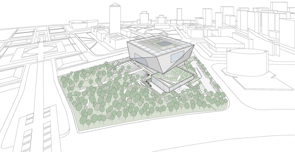 shanghai library east by schmidt hammer lassen architects