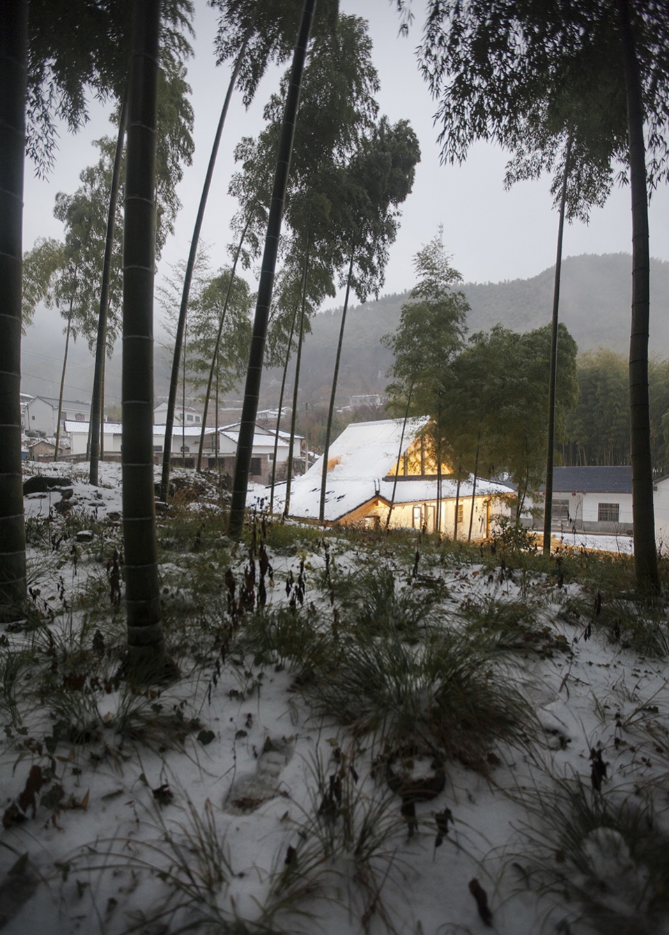wanjian village childrens library by onearthstudio