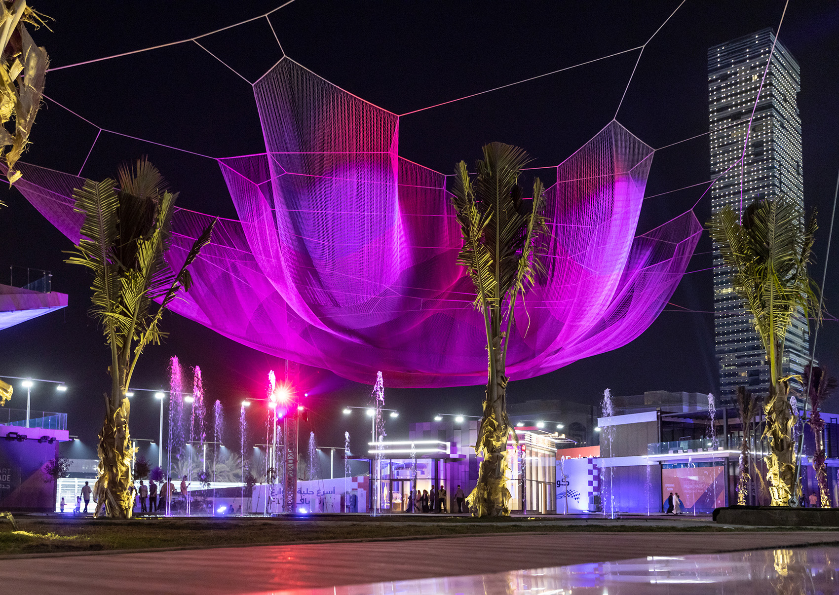 Earthtime 1.26 Jeddah by Studio Echelman 谷德设计网