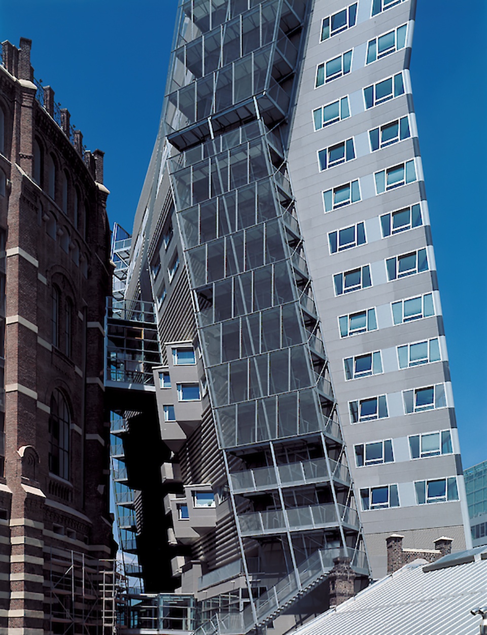 Apartment Building Gasometer B Vienna Austria by COOP HIMMELB L AU
