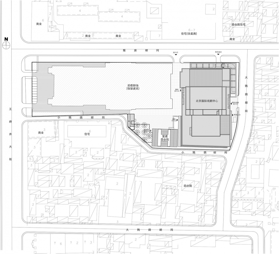 beijing international theatre centre by biad hu yue studio