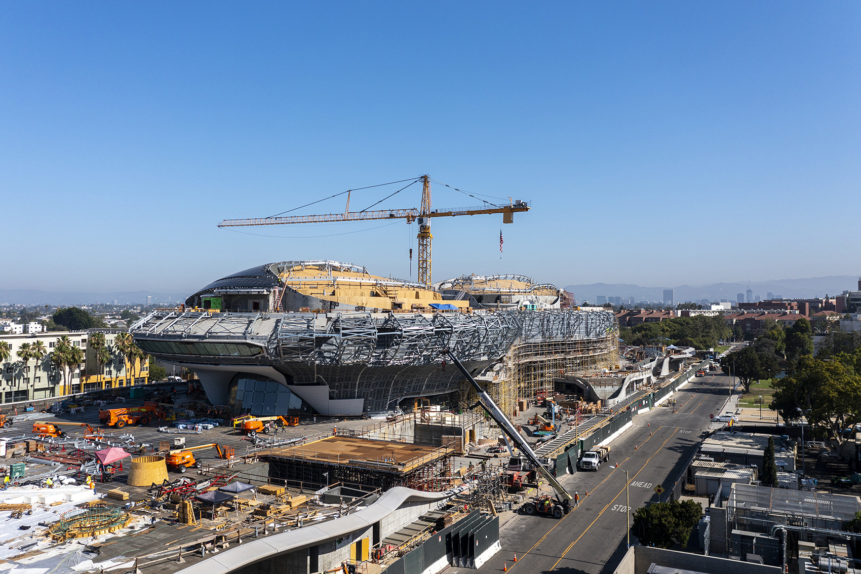 MAD Construction site The Lucas Museum of Narrative Art will be ready