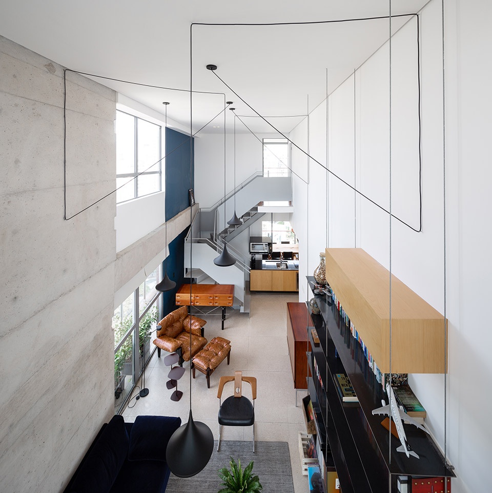 aerial apartment by casa14 arquitetura