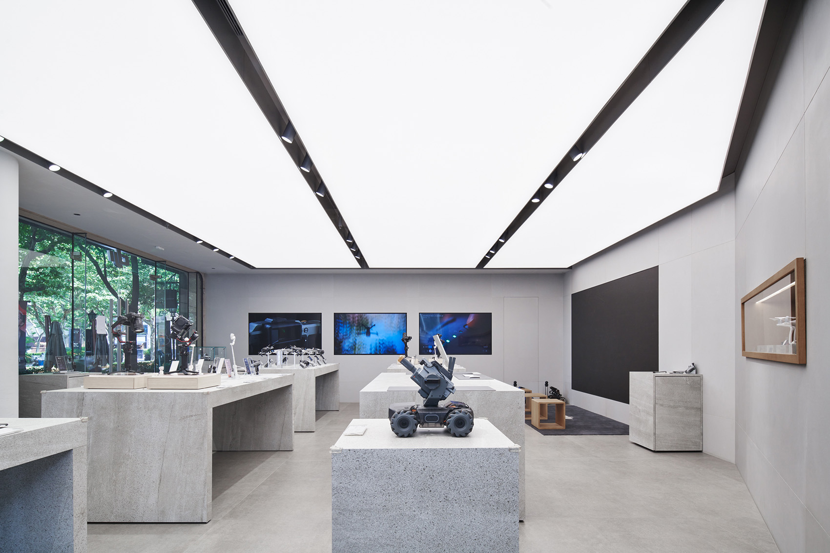 推广:dji&hasselblad大疆哈苏概念店,深圳 / e studio 壹所设计工作室