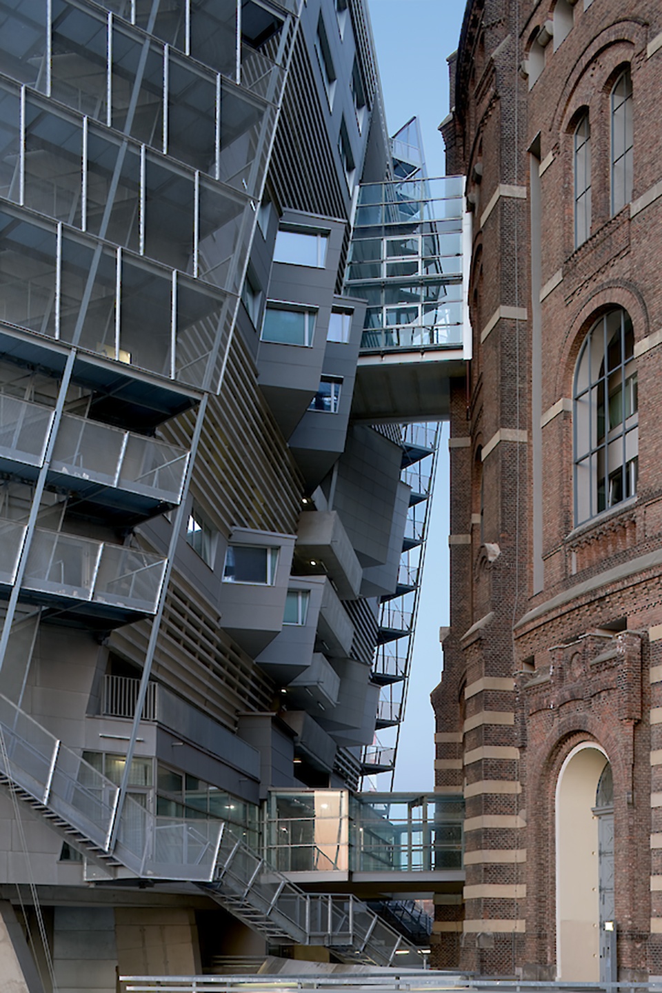 Apartment Building Gasometer B Vienna Austria by COOP HIMMELB L AU