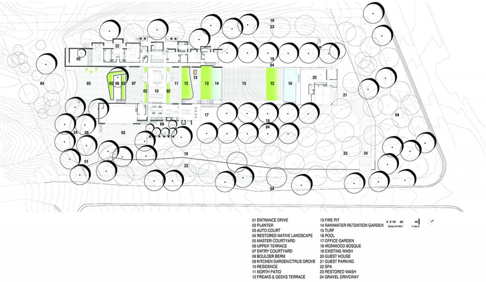 2021 asla residential design award of honor ghost wash colwell shelor landscape architecture