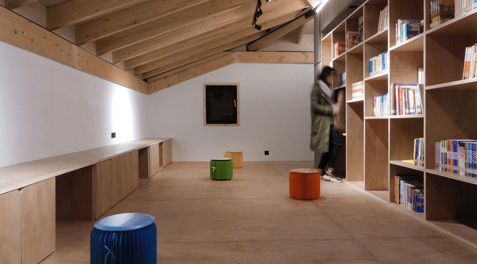 wanjian village childrens library by onearthstudio