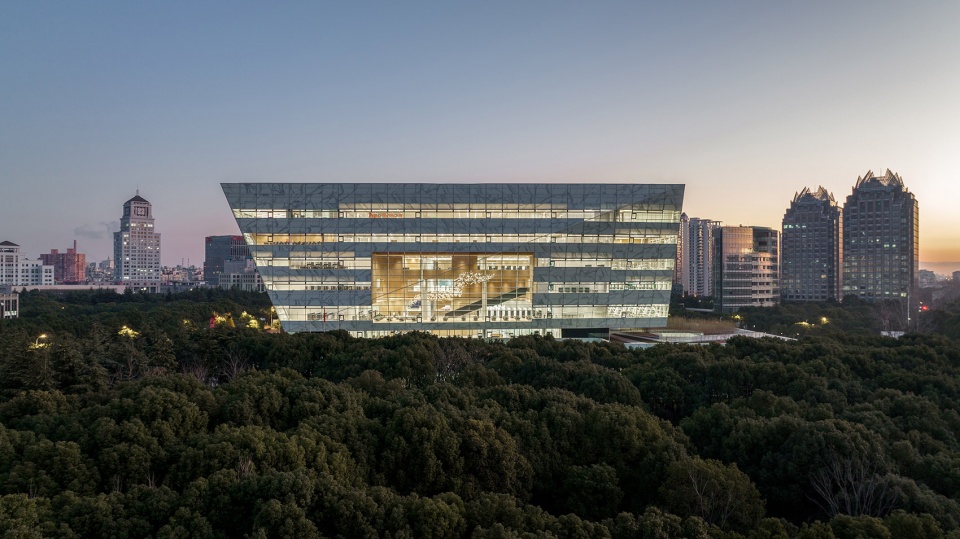 shanghai library east by schmidt hammer lassen architects