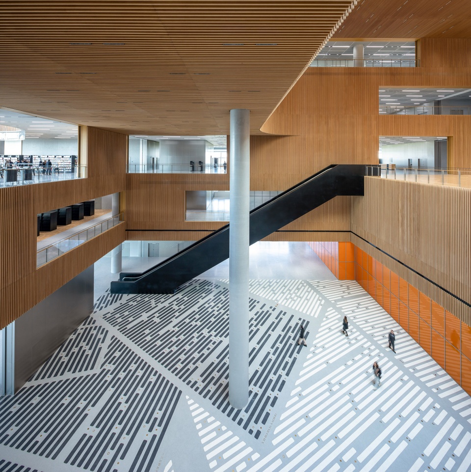 shanghai library east by schmidt hammer lassen architects
