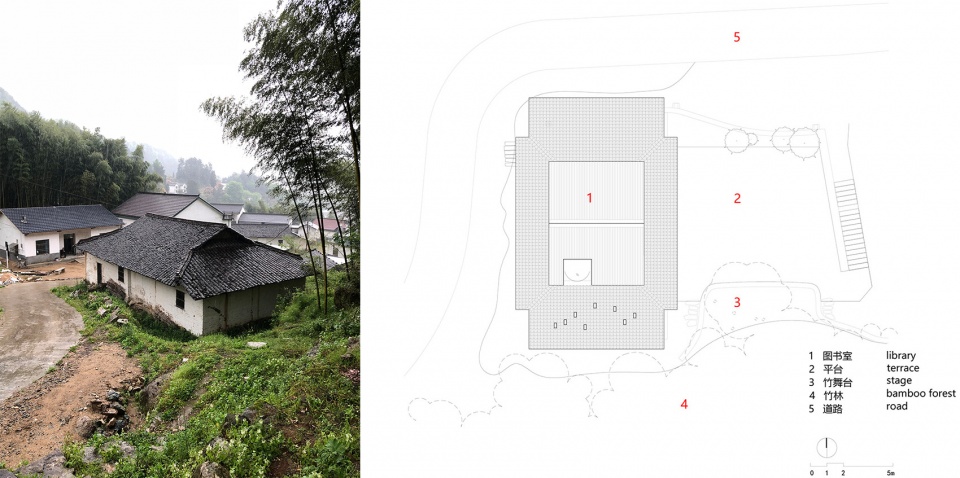 wanjian village childrens library by onearthstudio