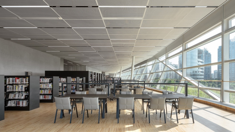 shanghai library east by schmidt hammer lassen architects